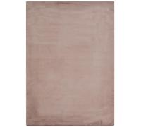 andiamo Tappeto in pelliccia sintetica Novara per camera da letto, morbido tappeto da usare come scendiletto per camera da letto, accogliente tappeto in pelliccia di agnello, 120 x 170 cm, rosa antico