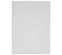 andiamo Tappeto in pelliccia sintetica Novara per camera da letto, morbido tappeto da usare come scendiletto per camera da letto, accogliente tappeto in pelliccia di agnello, 60 x 120 cm, bianco