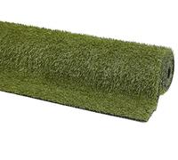 andiamo Tappeto per prato artificiale Chill, resistente alle intemperie, particolarmente resistente e facile da pulire, altezza 18 mm, 133 x 300 cm, verde