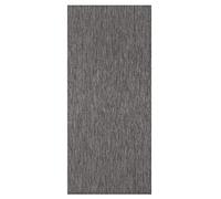 andiamo Tilos - Tappeto in PVC con effetti metallizzati, fondo antiscivolo, 90 x 180 cm, colore: Grigio/Beige