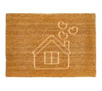 andiamo Zerbino Kokos Dream - per interni ed esterni coperti - Zerbino in cocco - adatto agli animali domestici con rivestimento antiscivolo - 40 x 60 cm, naturale