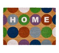 andiamo Zerbino Kokos Home, per interni ed esterni coperti, in cocco, adatto per animali domestici, con rivestimento antiscivolo, 40 x 60 cm, bolle