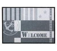 andiamo Fußmatte Metropolitan für den Eingangsbereich Robusto zerbino Stampato, Poliammide, Grigio, 50 x 70 cm
