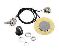 Andifany 2 Pezzi 50MM Pickup Piezo Amplificatore precablato a trasduttore con 6,35 MmUscita Jack per chitarra acustica Ukulele BooTe per sigari chitarra