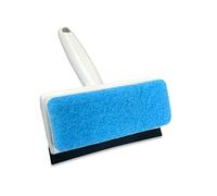Andiker 2 in 1 Spazzola per Tergivetro con Spugna, Spatola per la Pulizia del Vetro Appendibile per Specchi, Finestre, Piastrelle, Vetri per auto, Tergicristallo Professionale per Bagno Domestico