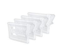 Andiker Divisori Per Frigorifero 4 Pezzi, Divisori Organizzatori Per Frigo Regolabili, Separatori Per Cassetti In Plastica Mantengono Ordinato Gli Scaffali Per La Casa Cucina Ufficio
