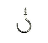 ANDILIKE Ganci a vite in acciaio inox 304, 100 pezzi, 2,5 cm, ganci a vite, per piante, per interni ed esterni, impermeabili e antiruggine