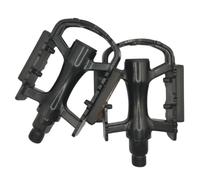 ANDINUS Pedali in alluminio per bicicletta - Set di pedali per asse standard da 9/16", catarifrangenti rimovibili, ideali per uso urbano e città