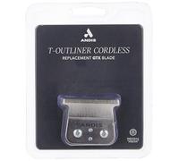 Andis 04555 Cordless T-Outliner Lama di Ricambio per Denti Profondi GTX agli Ioni di Litio, Acciaio al Carbonio
