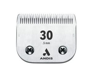 Andis 64075 Lama per Tosatrice per Cani Ultra Edge, Esclusivo Processo di Tempra con Bordi Affilati di Lunga Durata, Lunghezza di Taglio 1/50 di Pollice, per Animali Più Grandi, Taglia 30, Cromata