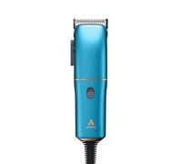 Andis Easy Clip 560814 - Tosatrice per cani con filo e lama regolabile, kit da 11 pezzi, leggero, motore potente, colore blu