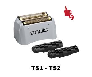 andis shaver plus ricambio RETINA e LAME per rasoio elettrico tosatrice ts1 ts2