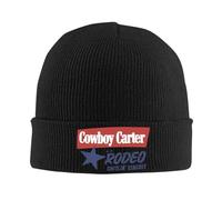 ANDLSRTY Beyonce Cowboy Carter Rodeo Cappello a Maglia Cappello da Donna Skullies da Uomo Cappelli Invernali Cappelli Acrilico all'Uncinetto Melone