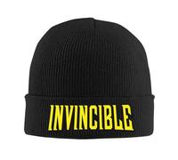 ANDLSRTY Logo Fumetto Invincibile Cappelli Cappelli Autunno Inverno Skullies Berretti da Strada Cappelli da Strada Uomini Donne Cappello Acrilico Lavorato a Maglia
