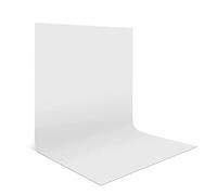 Andoer 2 * 1,5 m / 6,6 * 4,9 piedi Fotografia Sfondo Schermo Ritratto Fotografia Sfondo Photo Studio Puntelli Materiale in tessuto non tessuto durevole lavabile, colore bianco