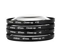 Andoer 67mm Macro Close-Up filtro con filtro Pouch lente close-up Sets +1 +2 +4 +10 per Nikon Canon Tamron Sigma DSLRs