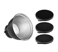 Andoer 7" Riflettore Diffusore Lampada Shade con griglia a nido d'ape 10° 30° 50° per Bowens Mount Studio Strobe Flash Light Speedlite