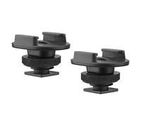 Andoer Adattatore di montaggio a scarpa fredda per fotocamera sportiva 2 pezzi con sostituzione foro a vite da 1/4 di pollice per dji GoPro Hero 10 9 8 7