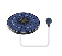 Andoer Aeratore Solare per laghetto Pompa di Ossigeno con Tubo d'Aria e Pietra a Bolle Galleggiante per laghetto d'Acqua ossigenatore per Serbatoio di Pesce per Fontana di Bagno per Uccelli Piccolo