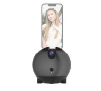 Andoer Auto Face Tracking Tripod, Stabilizzatore Gimbal per Smartphone, Desktop Selfie Stabilizzatore, Rotazione 360° Controllo gestuale, Nessuna app necessaria per Vlog Live Streaming Video