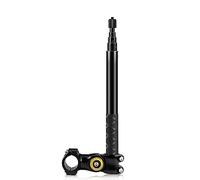 Andoer Bastone per selfie invisibile, supporto fotocamera regolabile, moto, 27,9-113,5 cm, vite 1/4", per INSTA360 X2/X3