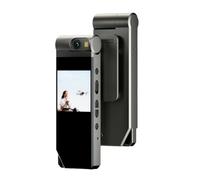 Andoer Body Camera 2K Body Cam Obiettivo Ruotabile a 180° Camera Indossabile Videocamera Corpo Luci di Riempimento a LED Clip Posteriore Ideale per Consegna Domicilio Ciclo Polizia Viaggi Personali