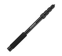 Andoer Braccio per microfono manuale, 5 pezzi, braccio per microfono allungabile, in lega di alluminio, per microfoni da 1/4", filettatura con manico in gommapiuma, chiusure a vite, 40-155 cm
