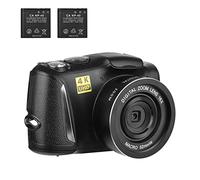 Andoer Cam 4K 60FPS - Videocamera digitale ad alta risoluzione, con zoom digitale 16x, con schermo IPS da 3,2", ricarica di tipo C, per ritratti