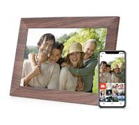 Andoer Cornice digitale Wi-Fi 10.1 pollici, touch screen IPS, cornice elettronica con 16 GB di memoria, rotazione automatica, condivisione di foto tramite app con supporto sul retro