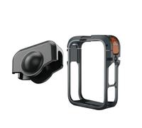 Andoer Custodia protettiva in lega di alluminio con supporti per scarpe fredde e filettatura da 1/4"