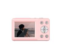 Andoer Digital Camera 4k, Fotocamera Digitale per Bambini con Doppio Schermo, Zoom 18X, Registrazione Video 4K, Focus Automatico, Batteria Integrata, per Viaggi, Feste, quotidianità (Rosa)