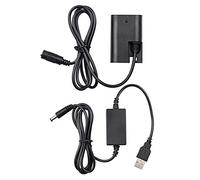 Andoer DR-E6 Kit di alimentazione USB Adattatore CA Sostituzione Accoppiatore CC Batteria fittizia Ingresso USB singolo compatibile con fotocamere DSLR Canon EOS 5D2 5D3 5D4 6D 6D2 60D 7D 7D2 70D 80D