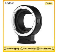 Andoer EF-EOS R Auto Focus Camera Lens Adapter Ring IS Image for Canon EF EF-S Lens to Canon EOS R RF Mount Full Frame Camera