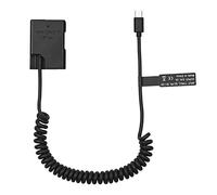 Andoer EN-EL14 Dummy Battery USB-C Accoppiatore Adattatore Fittizio Batteria Accoppiatore con USB Tipo-C Molla Cavo di Alimentazione Sostituzione per Nikon D3100 D3200 D3300 D3400 D3500 D5100 D5200