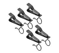 Andoer EY-J04A 5 pezzi 10 mm con cavo microfono a bavero clip a fiocco