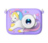 Andoer Fotocamera per bambini, 1080P, fotocamera digitale da 20 MP, per bambini, fotocamera da 2,0", con zoom digitale 4x, fotocamera digitale per bambini da 3 a 12 anni, giocattolo di Natale