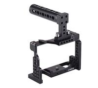 Andoer Gabbia Fotocamera con Maniglia Compatible with Sony A7II / A7III / A7SII / A7M3 / A7RII / A7RIII