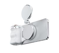 Andoer Impugnatura per fotocamera per cellulare con scatto wireless, supporto magnetico per agganciare lo smartphone