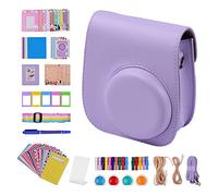 Andoer Kit bundle accessori fotocamera istantanea 12 in 1 per Fujifilm Instax Mini 11 Compreso borsa per fotocamera/tracolla per fotocamera/album fotografico/clip per foto/cornice per foto