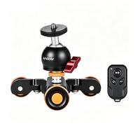 Andoer L4 PRO Dolly Motorizzato con Telecomando e Testa a Sfera, Slider Fotocamera Ricaricabile a 3 velocità per Fotocamera Leggeri e Telefono