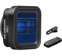 Andoer Lente Anamorfica 1.55X Per Telefono E Cinema Con Effetto Deformazione, Compatibile Con iPhone 15/14/13/12/11