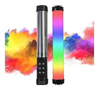 Andoer Luce video a LED RGB, palmare, asta luminosa dimmerabile, 2700 - 7500 K, colore completo, ritmo musicale regolabile per TikTok, Vlog, YouTube, fotografia