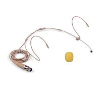 Andoer Microfono a condensatore leggero Headworn con microfono Microfono Mini XLR a 4 pin per trasmettitore wireless da tasca