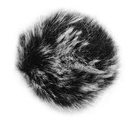 Andoer Microfono da bavero con clip proteggi parabrezza peluche microfono compatibile con Boya M1 e altri microfoni a bavero
