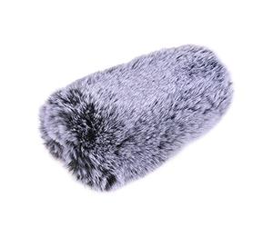 Andoer Microfono da esterno Parabrezza Pelliccia Riduzione del rumore Mic Ricambio antivento per VideoMic Pro VideoMic Pro-R/BOYA BY-BM3030 / BOYA BY-BM3031 / BOYA BY-BM3032