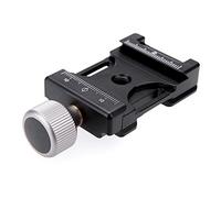 Andoer - Mini morsetto in alluminio regolabile e a sgancio rapido compatibile con Arca Swiss per piastra QR 38 mm