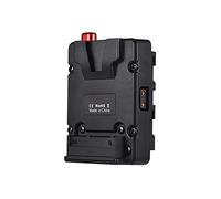 Andoer Mini Nano V-lock Mount Piastra adattatore per alimentazione a batteria al supporto NP-F