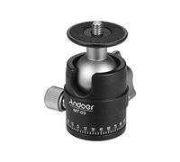 Andoer MT-03 Mini testa a sfera DSLR ILDC Camera treppiede Monopd Attacco rapido A sfera in lega di alluminio con intaglio a U Max. Capacità di carico Accessori per fotografare 5KG / 11LB