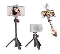 Andoer MT-08 Mini Treppiede da tavolo allungabile Palmare Staffa di Fotografia Supporto con Testa a sfera flessibile 1/4 di pollice Vite per Selfie Viaggi Vlogging