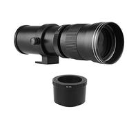 Andoer Obiettivo zoom MF F/8.3-16 420-800 mm T2 Mount con anello adattatore FX-Mount 1/4 filettatura per Fujifilm X-Pro2 X-E2 X-E3 X-A5 X-M1 X-T1 X-T2 XT3 X-T10 X-T20 X-T30 X-H1 X mount fotocamera